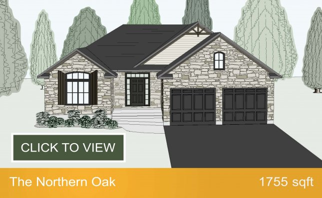 The Northern Oak home illustration