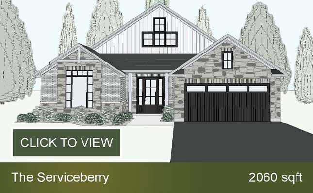 The serviceberry home illustration